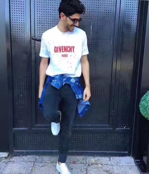 

PKMO Medusa TEE 18ss GVT TEE летняя уличная одежда Европа Париж мода мужчины высокое качество