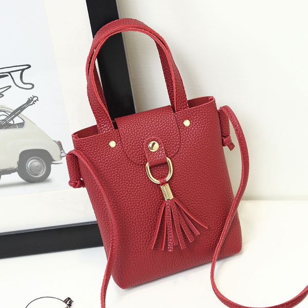 

2018 new small chains bag candy color tassel messenger bags female handbag shoulder bag flap women bolsa feminina 20007