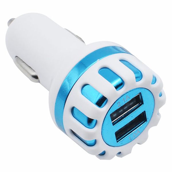 

universal dual 2 usb ports car charger cigarette lighters power supply device auto fast charging 12v input 5v/1a output