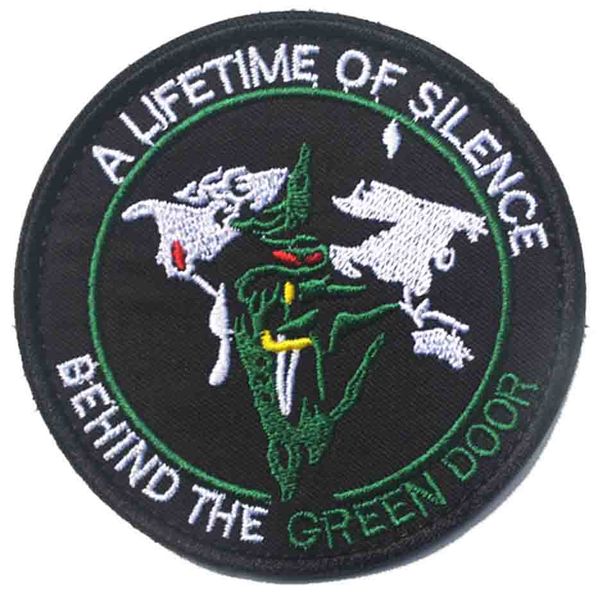 2019 Brand New Behind The Green Door A Lifetime Of Silence Delicate 3d Embroidery Badge Clothing Backpack Bag Cap Sewing Applique From Rolypolyzhu