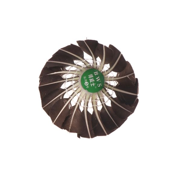

12pcs grade black feather badminton training shuttlecock durable foam head