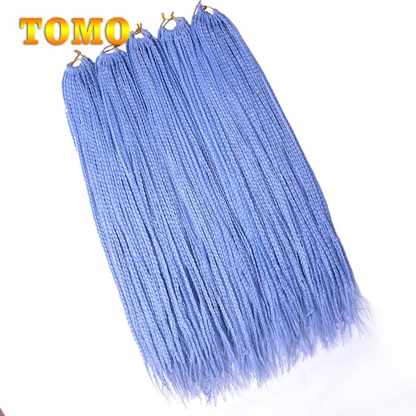 2019 24inch Long Ombre Crochet Braids 3s Box Braids Pure Or Ombre