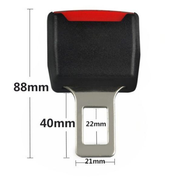 

2pc scar seat belt clip car universal adjustable extender extension safety buckle card holder