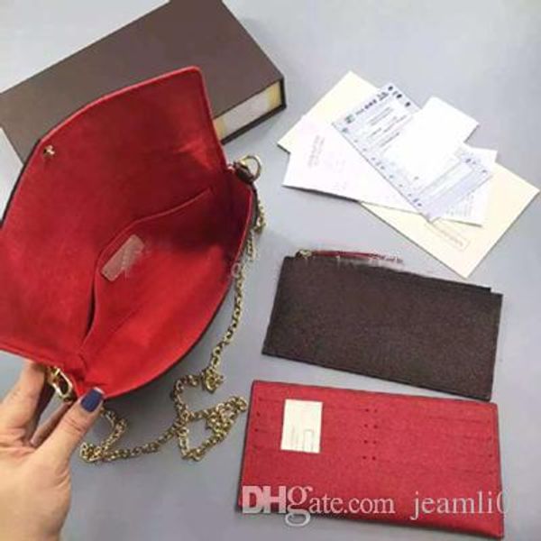 

Orignal реальная натуральная кожа мода цепи сумка Сумка пресбиопическая мини пакет сумка мобильный держатель карты кошелек felicie.