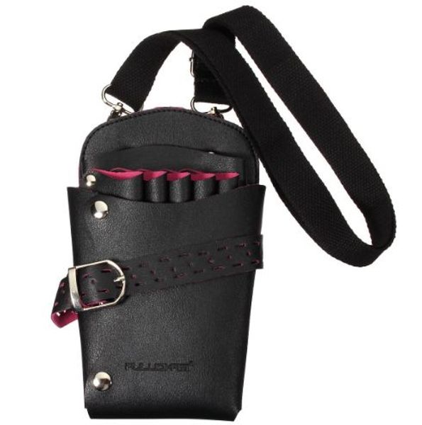 

pro salon leather hairdressing scissors kit bag scissors pockets multifunction hairstylist holster pouch holder tool