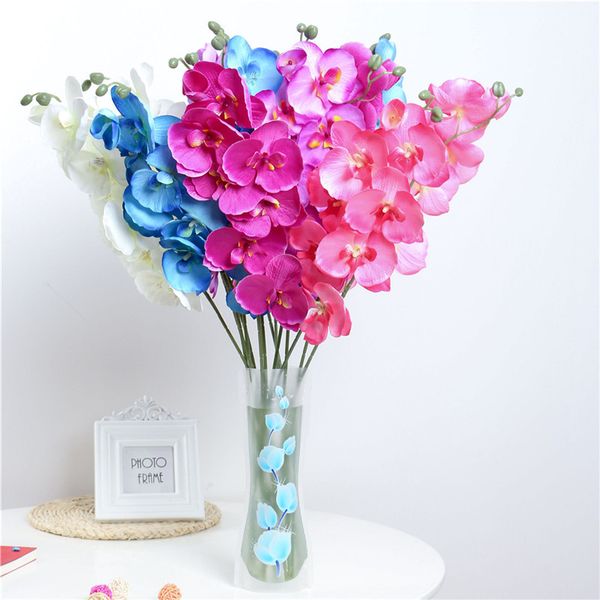 2019 Fashion Orchid Artificial Flowers Diy Butterfly Orchid Cloth