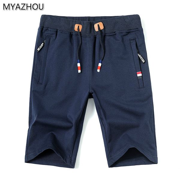 

men's fashion casual cotton shorts men 2018 summer hawaii simple style knee length male beach shorts home, White;black