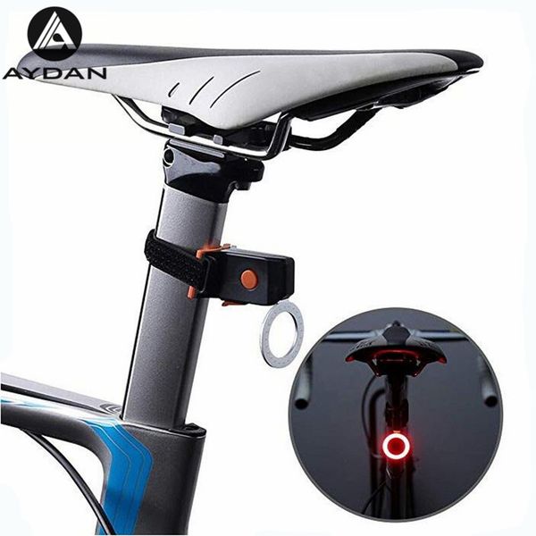 

aydan bicycle taillight bike rear tube lights creative waterproof usb rechargeable led safe warning lamp mtb road bike lights