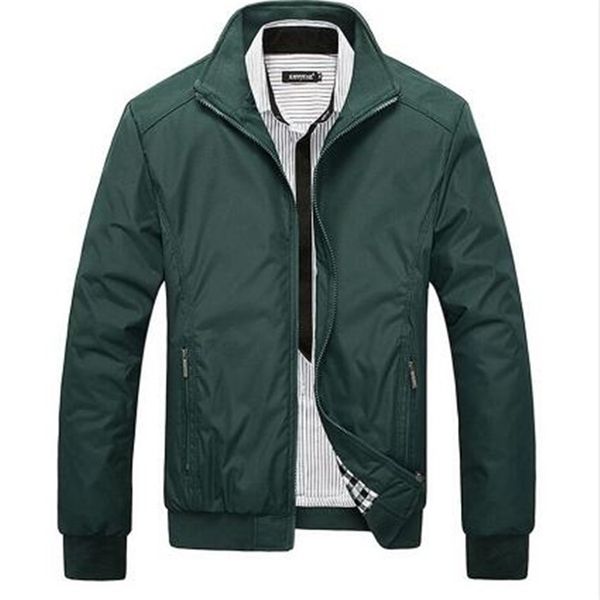 

Polyester Men's Jackets Men's New Casual Jacket High Quality Spring Regular Slim Jacket Coat For Male New Casual