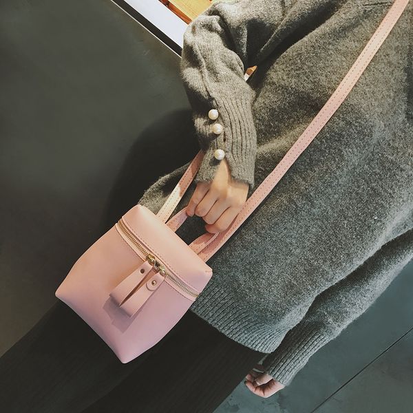 

новый конфеты цвет женщины messenger сумки повседневная shell плеча crossbody сумки мода сумки двойной молнии дамы мешок партии