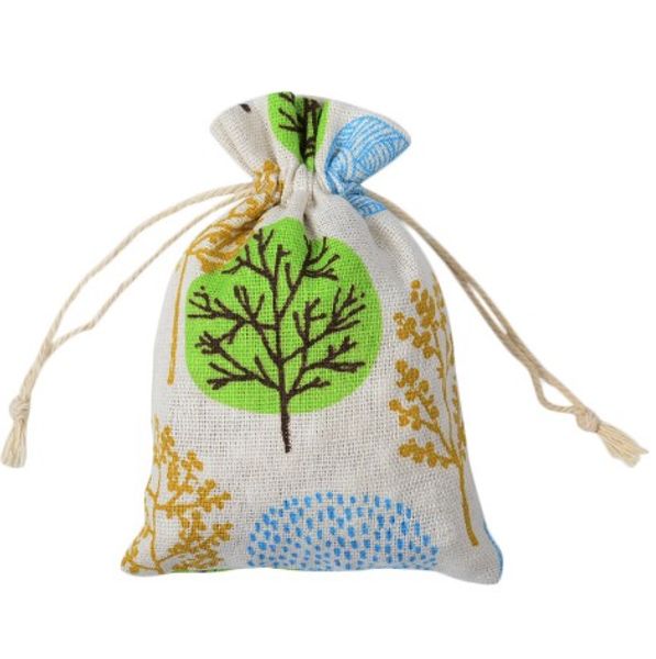 

bags for gifts trees string linen cotton 10x14cm gift bags string pouches non woven jewelry accessories , candy gift bags, Pink;blue