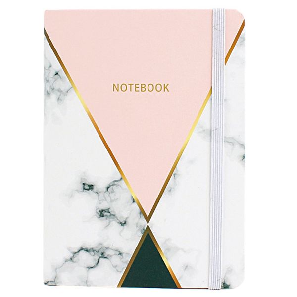 

1pcs creative marble a7 notebook student pocket notepad stationery portable office supplies school stationery 96 sheets diary, Purple;pink