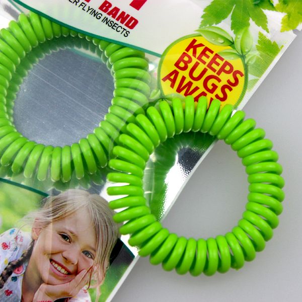 

new mosquito repellent bracelet stretchable elastic coil spiral hand wrist band telephone ring chain anti-mosquito bracelet i010