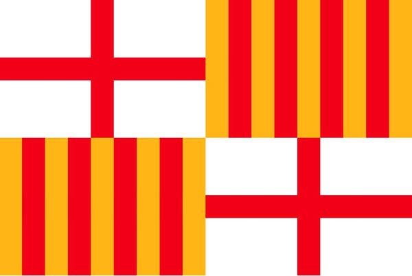 

Флаг Испании Барселона 3 фута x 5 футов полиэстер баннер летать 150* 90 см пользовател