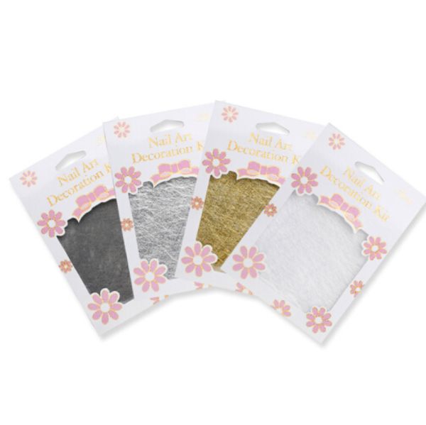 

3d light nail art mesh gold silver grid diy nail art decorations grid for uv nail gel polish manicure tools, Black