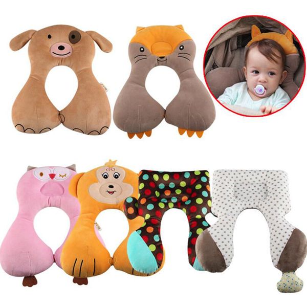 Cartoon Baby Neck Pillow Children Stroller Car Seat U Shape Head
