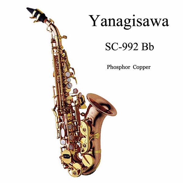 

Yanagisawa SC-992 высокое качество люминофора меди профессиональный сопрано саксофон по