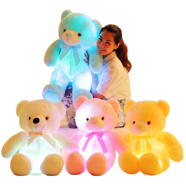 ours peluche lumineux