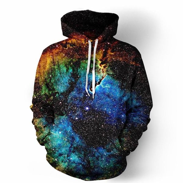 

newestl мода мђжин / женин пѬоѬанво галакики мено 3d пеан crewneck олов Black