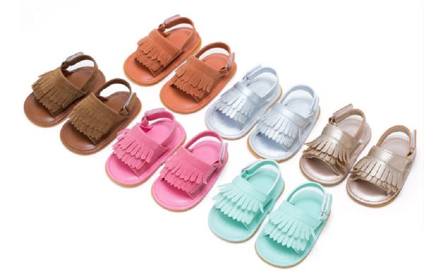 

младенческой новорожденных девочек мокасины кисти премиум мягкая резиновая подошва анти-скольжения лето prewalker малыша сандалии, Black;red