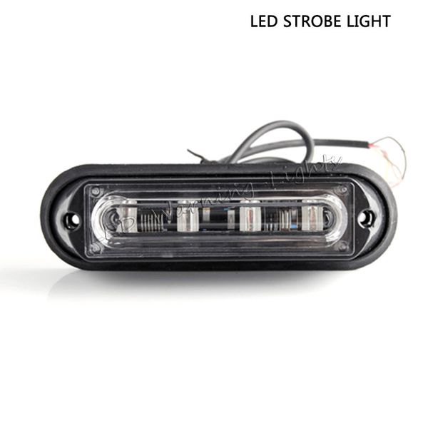

4pcs 4inch 4w led strobe emergency light with 16 flash pattern warning beacon light for automotive offroad 4x4 trucks vehicles