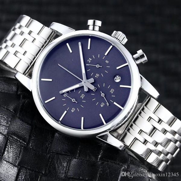 

All Subdials Workes AAA Menes and men Stainle Quartz Wristwatches Stopwatch Luxury Watch Top Brand relogies for men relojes Best Gift