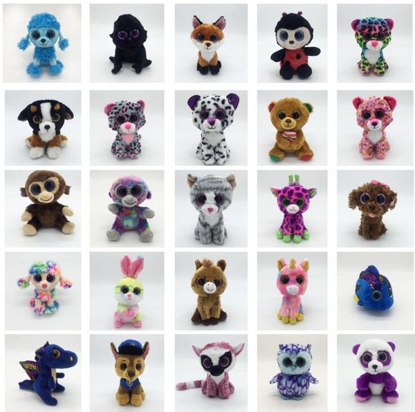 

Ty Beanie Boos Плюшевые мягкие игрушки 15 см Оптовые большие глаза Животные Мягкие куклы