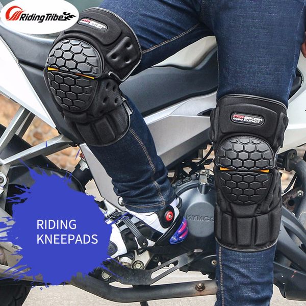 

new motorcycle honeycomb knee guards moto kneepads motocross off-road racing shin protector outdoor riding gear knee pads