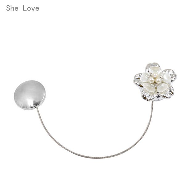 2019 Magnetic Curtain Clip She Love Fashion Flower Magnetic