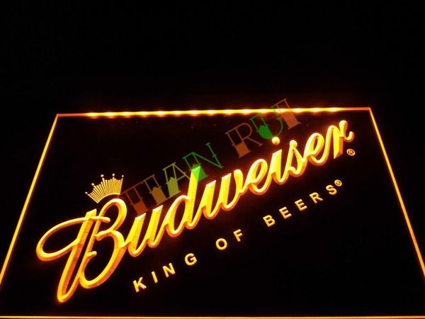 

la002- budweiser beer bar pub club new led neon light sign home decor shop crafts