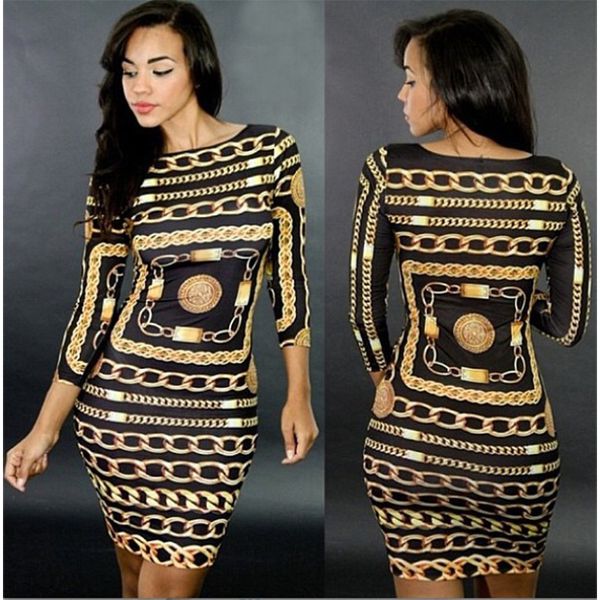 

european american digital printing hip packed shealth night club women dresses klubu kobiet sukienki de nachtclub club de noche vestido, White;black