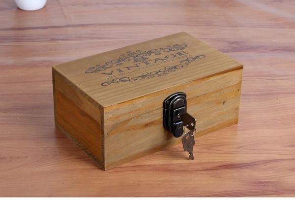 

Наличные деньги сейф Box Case ювелирные изделия Locker Box с 2 ключами 22 * 13*9 см Бесплатная