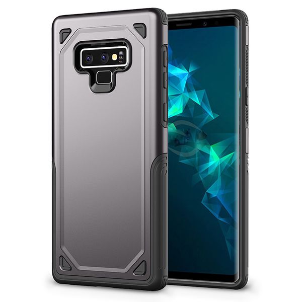 

retail soft tpu back hard hybrid rugged armor cases plastic luxury shockproof cover for samsung s7 s8 edge s9 plus a8 2018