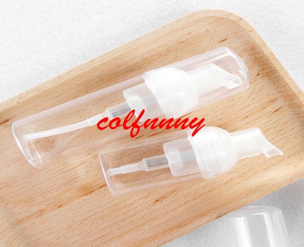 

100pcs/lot refillable protable 30ml 50ml soap shampoo lotion foam water plastic pressed pump spray bottle refillable bottle