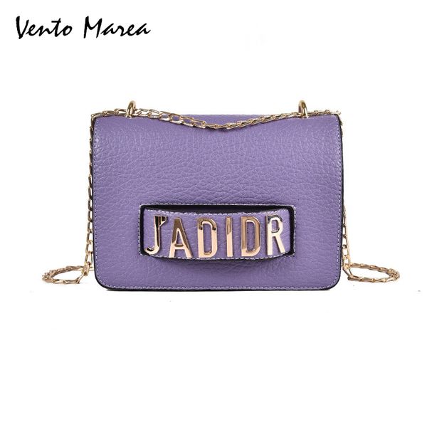 

Vento Marea Fashion Women Messenger Bag Качественная кожа Женская сумка с капюшоном Цепной ремешок
