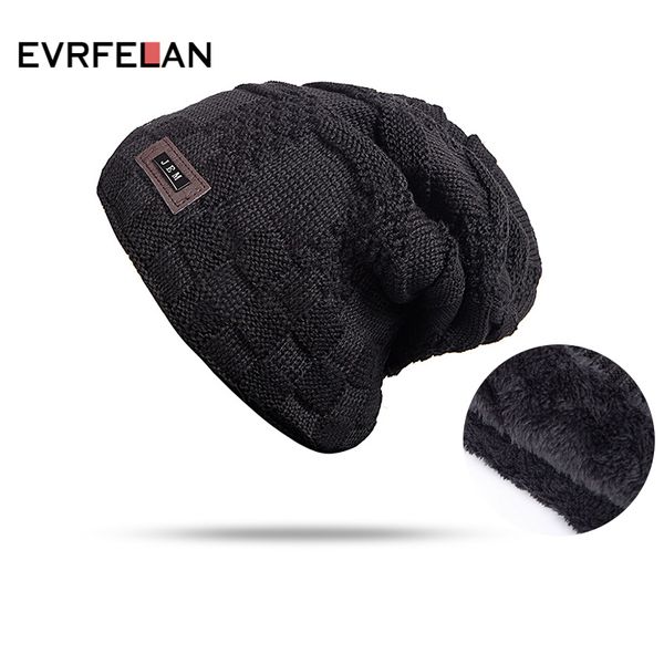 

brand thick winter hat men women knitted hat plus velvet warm beanies hats cap boys and girls gorros bone drop shipping