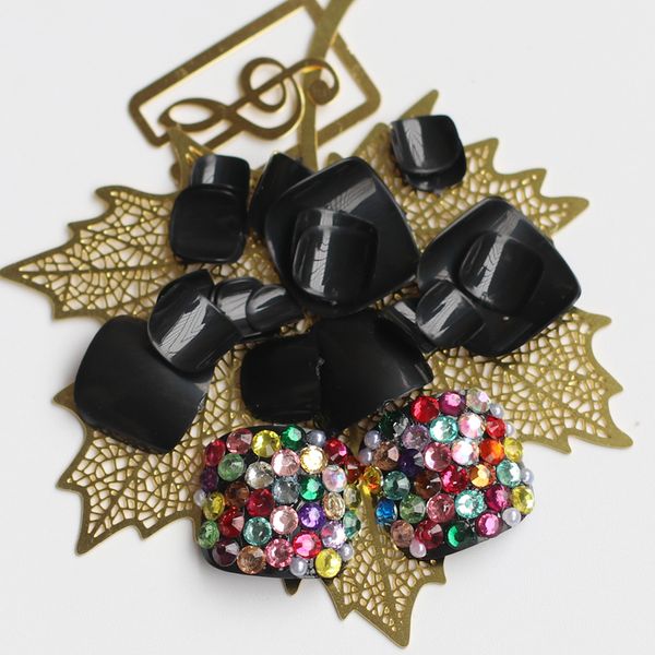 

2018 selling handmade short paragraph round toe candy fake tail fashion 24pcs black #n15, Red;gold