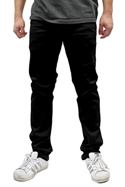 

americano men's skinny fit color stretch twill jean, Blue