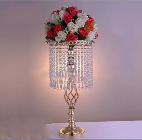 

rhinestone candelabra wedding party elegant candle holder pretty table centerpiece vase stand crystal candlestick wedding decoration