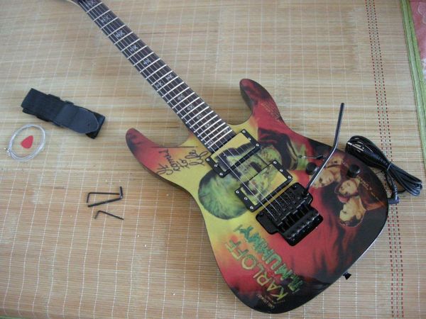 

factory custom shop 2015 new e s p kh2 m-ii mummy karloff tlmummy electric guitar green