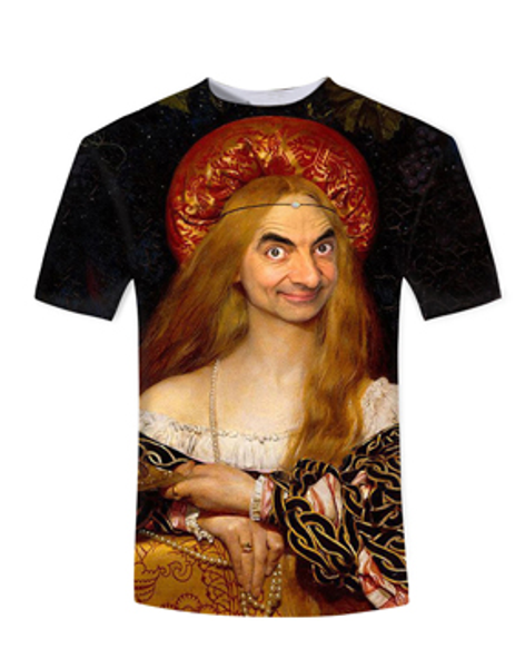 

new arrival men/women tumblr 3d printed t-shirt summe style fashion casual t-shirt s-xxxxxxxl u622, White;black
