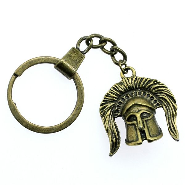 

6 шт. брелок женщины брелки брелок автомобиля брелок для ключей шлем 34x30x18mm, Slivery;golden