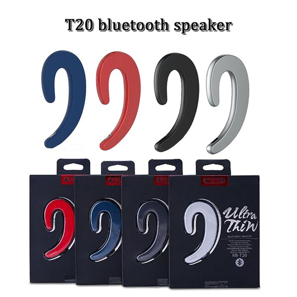 

bone conduction new design t20 bluetooth 4.0 wireless stereo sports earphone high fidelity handportable earphone with micphone