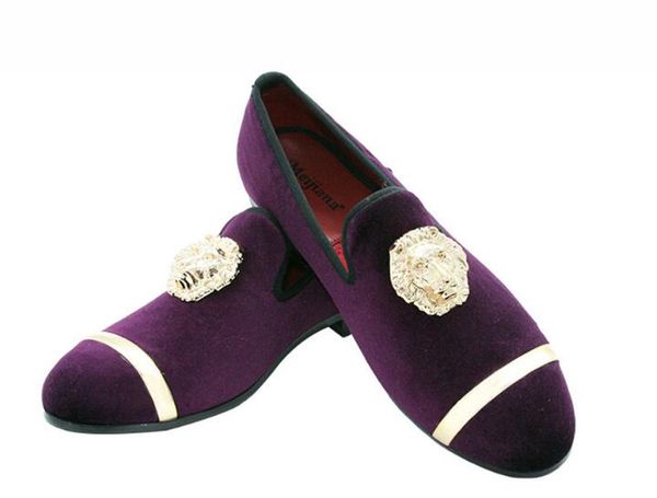 

Новая мода золото топ и металл Toe мужчины бархат платье обувь Итальянские мужские