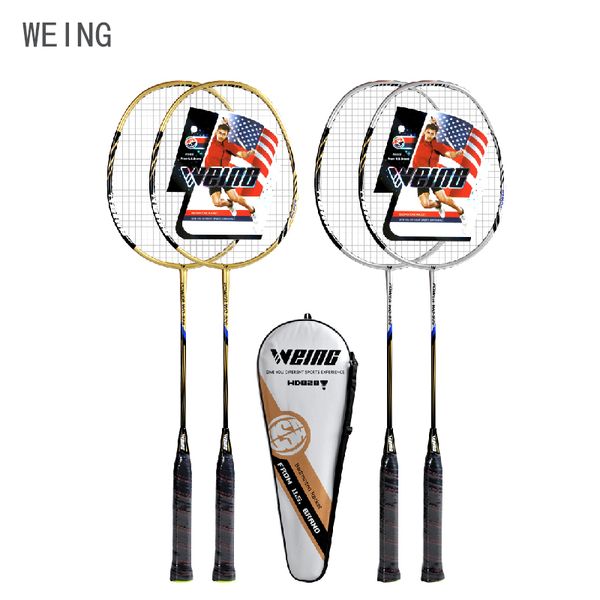 

weing wd-828 aluminum alloy badminton racket, a set of sports badminton racket