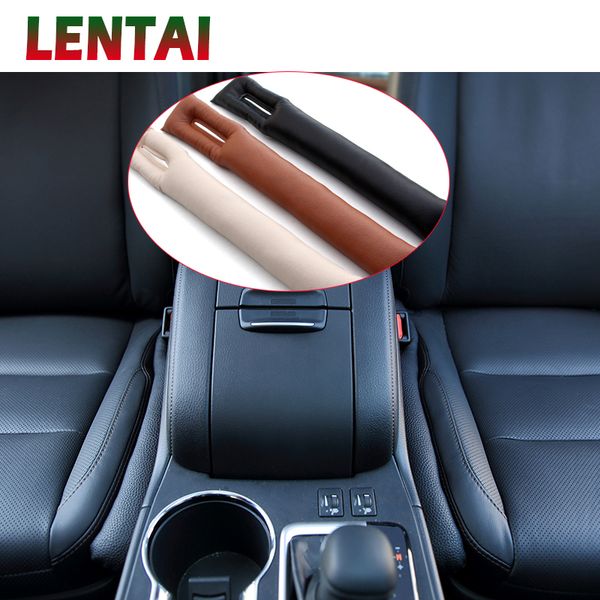

lentai 1pc car seat gap filler pad cover leather for vw polo golf 5 mk4 4 mk7 touran t5 bora fabia superb