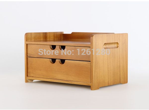 

wooden tool desk storage drawer debris cosmetic storage box jewelry retro style office creative home tool case