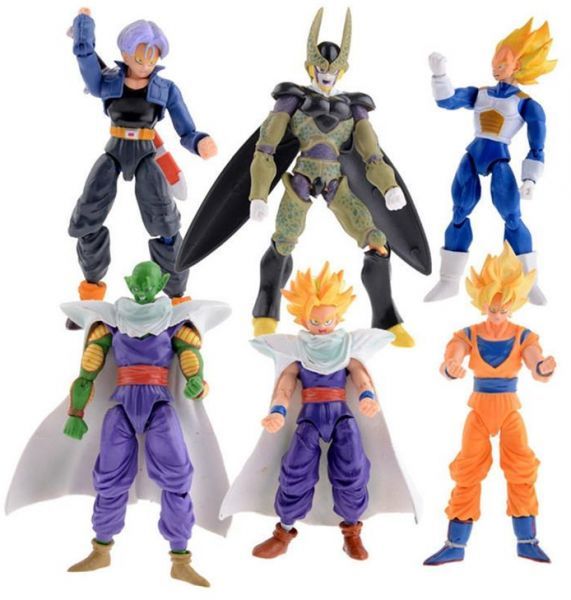 

dragon ball 6 super saiyan action toy model