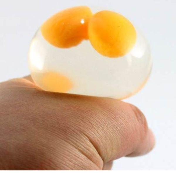 anti-stress Divertimento Novità Giocattolo di decompressione Sfiato Pallanuoto Giocattoli creativi con uova trasparenti per adulti che agitano lo stress