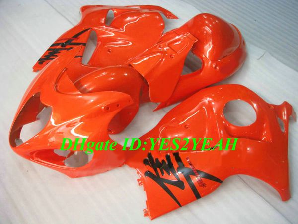 Kit de rebarba para SUZUKI Hayabusa GSXR1300 96 99 00 07 GSXR 1300 1996 2007 ABS Vermelho quente Carcaças + presentes SG02